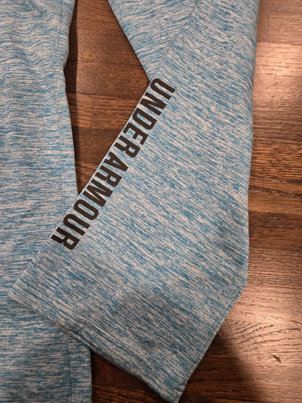 Under Armour Kids Light Blue Heather Joggers with Logo